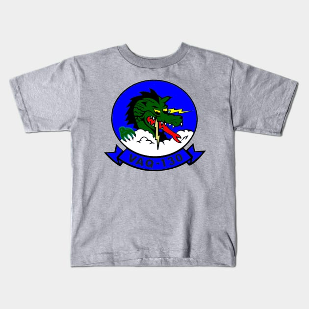 VAQ-130 Zappers Crest Kids T-Shirt by Spacestuffplus